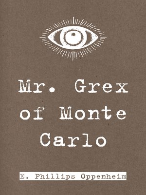 cover image of Mr. Grex of Monte Carlo